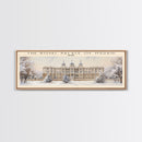 The Royal Palace of Madrid COUNTRY Travel Poster Print, Framed Canvas Print, COUNTRY Travel Art, Wood Framed Art, Wall Hanging, Home Decor