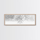 Panoramic Vienna City Map, Austria Art, Map Print, Minimalist Wall Art, Canvas Art, Housewarming Gift, Street Map Art, Closing Gift