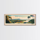 Capiata, Paraguay Panoramic Travel Poster Canvas Print, Capiata, Paraguay Painting, Paraguay Art, Capiata Travel Art, Living Room Painting