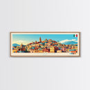 Chihuahua, Mexico Panoramic Travel Poster Canvas Print, Chihuahua, Mexico Painting, Mexico Art, Chihuahua Panoramic Travel Art, Travel Painting