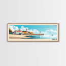 Corrientes, Argentina Travel Poster Panoramic Canvas Print, Corrientes, Argentina Painting, Argentina Art, Corrientes Travel Art, Guest Room Painting