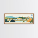 East Kilbride, Scotland Travel Poster Panoramic Canvas Print, East Kilbride, Scotland Painting, Scotland Art, East Kilbride Travel Art, Guest Room Painting