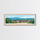Mbuji-Mayi, Congo Travel Poster Panoramic Canvas Print, Mbuji-Mayi, Congo Painting, Congo Art, Mbuji-Mayi Travel Art, Guest Room Painting