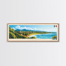 San Luis Potosi, Mexico Panoramic Travel Poster Canvas Print, San Luis Potosi, Mexico Painting, Mexico Art, San Luis Potosi Panoramic Travel Art, Travel Painting