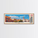 Arequipa, Peru Panoramic Canvas Print, Arequipa, Peru Painting, Peru Art, Arequipa Travel Poster, Travel Art, Guest Room Painting