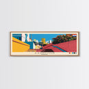 Asuncion, Paraguay Panoramic Canvas Print, Asuncion, Paraguay Painting, Paraguay Art, Asuncion Travel Poster, Travel Art, Living Room Painting