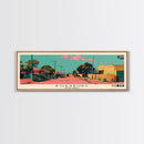 Boksburg, South Africa Panoramic Canvas Print, Boksburg, South Africa Painting, South Africa Art, Boksburg Travel Poster, Travel Art, Housewarming Gift