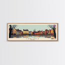 Carlisle, England Panoramic Canvas Print, Carlisle, England Painting, England Art, Carlisle Travel Poster, Travel Art, Vacation Gift