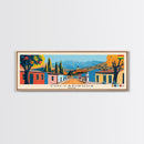 Colcapirhua, Bolivia Panoramic Canvas Print, Colcapirhua, Bolivia Painting, Bolivia Art, Colcapirhua Travel Poster, Travel Art, Housewarming Gift