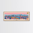 El Alto, Bolivia Panoramic Canvas Print, El Alto, Bolivia Painting, Bolivia Art, El Alto Travel Poster, Travel Art, Housewarming Gift
