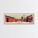 Garoua, Cameroon Panoramic Canvas Print, Garoua, Cameroon Painting, Cameroon Art, Garoua Travel Poster, Travel Art, Guest Room Painting