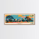 Gweru, Zimbabwe Panoramic Canvas Print, Gweru, Zimbabwe Painting, Zimbabwe Art, Gweru Travel Poster, Travel Art, Guest Room Painting