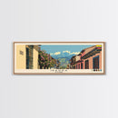 Ibarra, Ecuador Panoramic Canvas Print, Ibarra, Ecuador Painting, Ecuador Art, Ibarra Travel Poster, Travel Art, Housewarming Gift