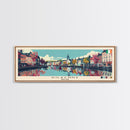 Kilkenny, Ireland Panoramic Canvas Print, Kilkenny, Ireland Painting, Ireland Art, Kilkenny Travel Poster, Travel Art, Vacation Gift