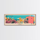 Lanus, Argentina Panoramic Canvas Print, Lanus, Argentina Painting, Argentina Art, Lanus Travel Poster, Travel Art, Guest Room Painting