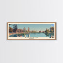 Rosario, Argentina Panoramic Canvas Print, Rosario, Argentina Painting, Argentina Art, Rosario Travel Poster, Travel Art, Guest Room Painting