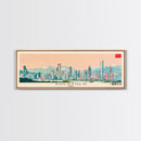 Shenzhen, China Panoramic Canvas Print, Shenzhen, China Painting, China Art, Shenzhen Travel Poster, Travel Art, Living Room Painting