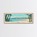 Sunshine Coast, Australia Panoramic Canvas Print, Sunshine Coast, Australia Painting, Australia Art, Sunshine Coast Travel Poster, Travel Art, Guest Room Painting