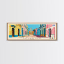 Tacuarembo, Uruguay Panoramic Canvas Print, Tacuarembo, Uruguay Painting, Uruguay Art, Tacuarembo Travel Poster, Travel Art, Vacation Gift