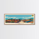 Tiquipaya, Bolivia Panoramic Canvas Print, Tiquipaya, Bolivia Painting, Bolivia Art, Tiquipaya Travel Poster, Travel Art, Guest Room Painting