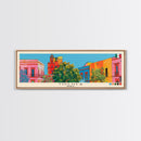 Toluca, Mexico Panoramic Canvas Print, Toluca, Mexico Painting, Mexico Art, Toluca Travel Poster, Travel Art, Guest Room Painting
