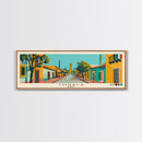 Tonala, Mexico Panoramic Canvas Print, Tonala, Mexico Painting, Mexico Art, Tonala Travel Poster, Travel Art, Guest Room Painting