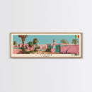 Touba, Senegal Panoramic Canvas Print, Touba, Senegal Painting, Senegal Art, Touba Travel Poster, Travel Art, Guest Room Painting