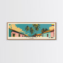 Tumaco, Colombia Panoramic Canvas Print, Tumaco, Colombia Painting, Colombia Art, Tumaco Travel Poster, Travel Art, Housewarming Gift