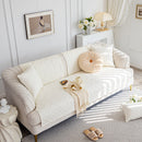 Cotton Quilted Sofa Cover, Non-Slip Couch Protector Fits Backrest, Seat & Armrest