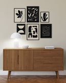 Abstract gallery wall