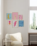 Preppy gallery wall