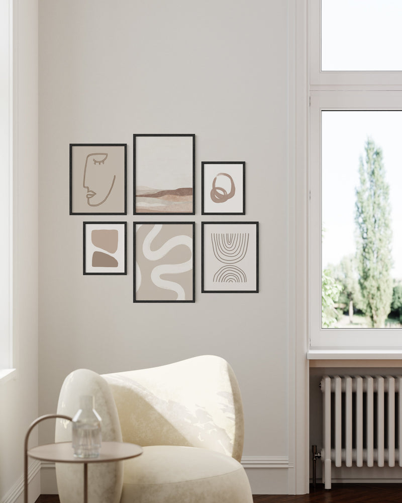 Cream gallery wall, photo 2 of 4