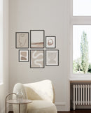 Cream gallery wall