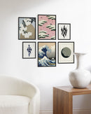 Japanese gallery wall