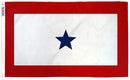 Blue Star Service Flag - 3'x5' | Made in USA by Flagman of America