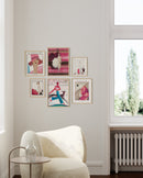 Vintage vogue gallery wall