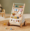 Tiny Land® Versatile Natural Wooden Baby Walker by Tiny Land INC
