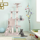56 Inch Condo Scratching Posts Ladder Cat Play Tree by LJGDeals