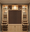 Pine Upper Wine Rack Cabinet | 10 Column by Wine Racks
