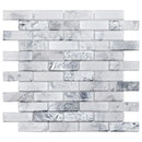 White 12x12 Matte Brick Glass Mosaic Tile (10 pack, 9.5 sq ft/case)