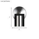 GobekUsa 1-Light Bedroom Wall Sconce in Black with Metal Shade – Warm/White Lighting