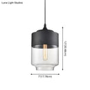 GobekUsa 1 Light Pendant Lighting Retro Industrial Style Glass Pendant Ceiling Lights for Restaurant