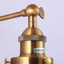 1-Light Traditional Rattan Golden Wall Sconce Light