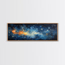 Framed Canvas Print Of The Universe, Space Exploration, Galaxy Print, Astronomical Gift, Room Decor, FREE SHIPPING