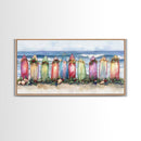 Christmas beach art, tropical Christmas decor, Christmas wall art, canvas print, beach Christmas decor, holiday wall art
