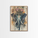 Ganesh Wall Art, Ganesha Painting Print, Framed Canvas Print, Painting of Ganesha, Ganesh Art, Hindu Art, Hinduism Home Decor