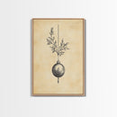 Christmas Tree Ornament Painting Print, Boho Christmas Wall Art, Framed Canvas