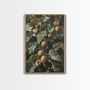 Fig Painting Print - Framed Canvas - Fig Oil Painting, Fig Painting, Kitchen Decor, Rustic Farmhouse, Minimalist Home Decor