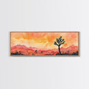 California Desert at Sunset, Death Valley Wall Art, Joshua Tree California Home Decor, California Art, Panoramic Extra Wide Art