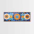 Mosaic Style Abstract Art Print, Sunflowers Mosaic Print, Floral Decor, Flower Abstract Art, Mosaic Wall Art Print, Sunflower Painting